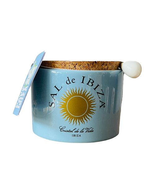 Sal de Ibiza Mar Blau, Keramiktöpfchen blau