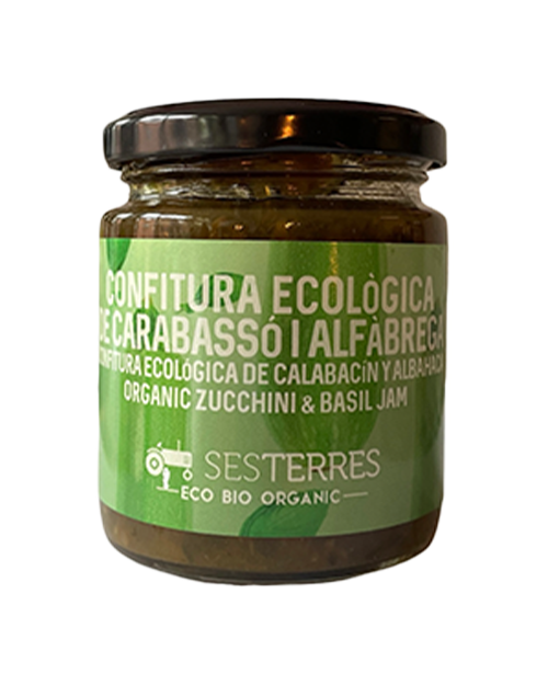 Ses Terres, Confitura ecologica de carabasso i alfabrega, Bio-Konfitüre aus Zucchini und Basilikum