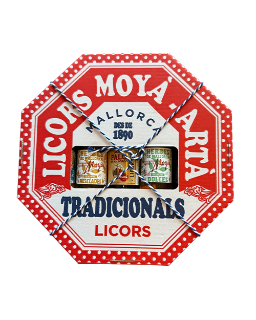 Licores Moya, "Ensaimada" -  Geschenkset rot