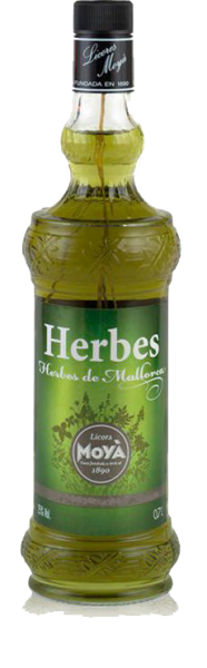 Licores Moya, Hierbas Dolces, Kräuterlikör