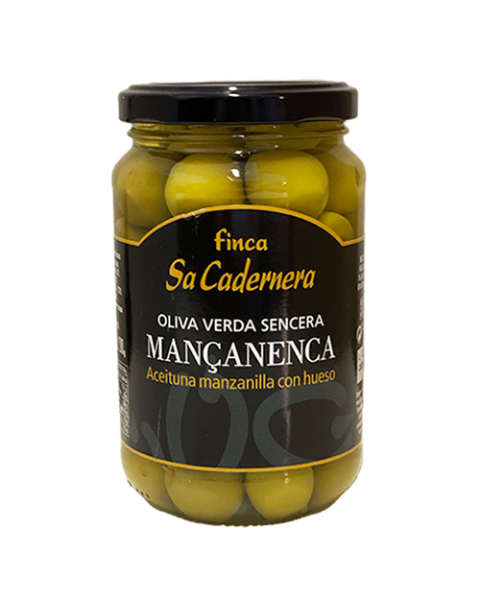 Finca Sa Cadernera, Oliva verda sencera, Mancanenca, Oliven