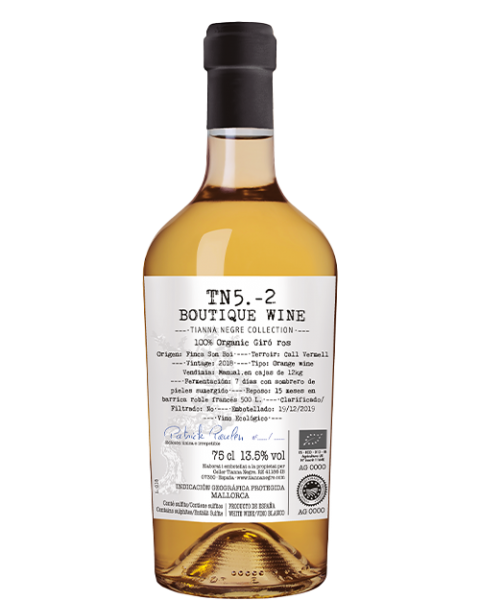 Tianna Negre, TN5.-2 Boutique Wine, Orange Wine 2020