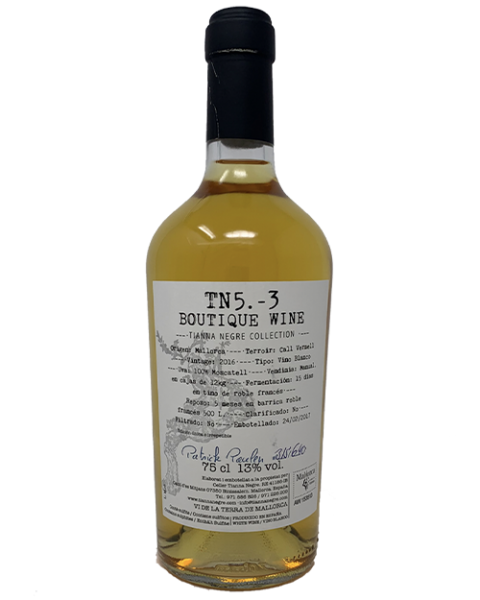 Tianna Negre, TN5.-3 Boutique Wine, Vino Blanco