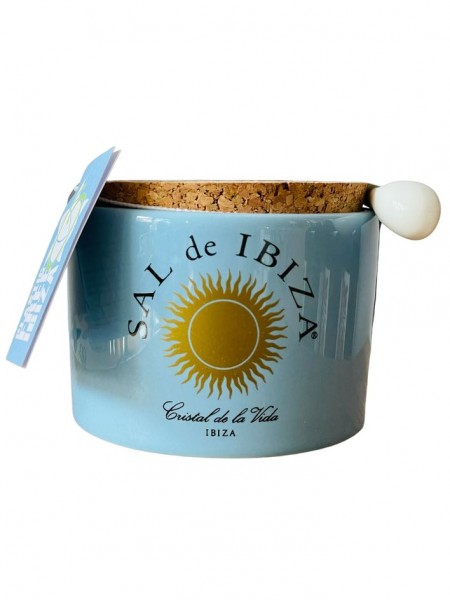 Sal de Ibiza Mar Blau, Keramiktöpfchen blau