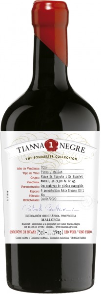 Tianna Negre,The Sommelier Collection #1, 2019, Vinto Tinto