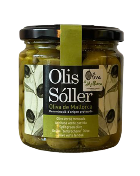 Olis Sóller, Oliva verda trencada, Oliven eingelegt